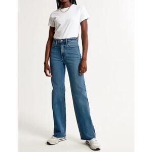 Abercrombie & Fitch Blue Straight Leg Jeans